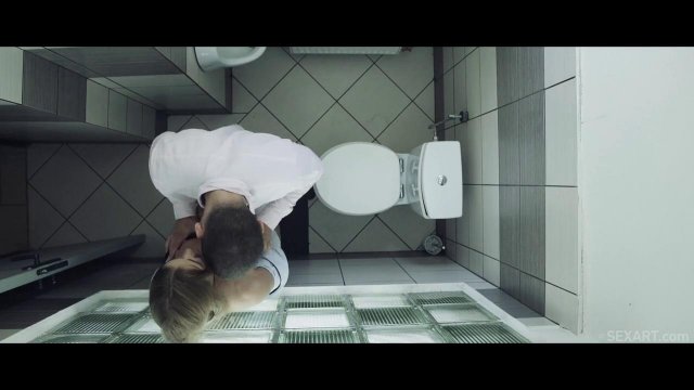 Превью Девушка в туалете ебется с первым встречным на заправке № 35054