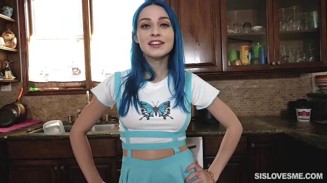 Превью Сучка с синими волосами поебалась с моряком в отеле № 35375