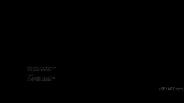 Превью Красивый секс со стройной блондинкой в чулках в мягком кресле № 35803